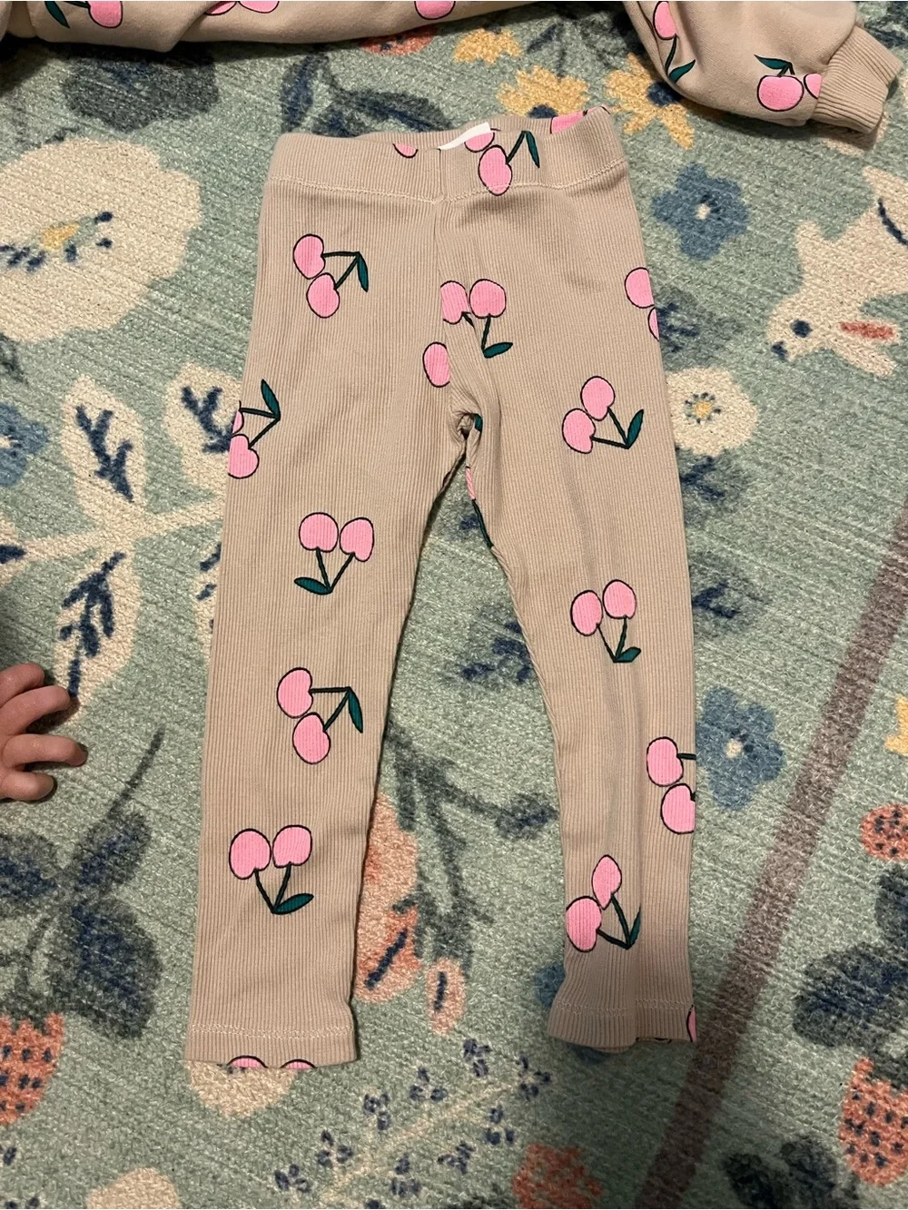 Zara Toddler Girls Cherry Print Matching Set